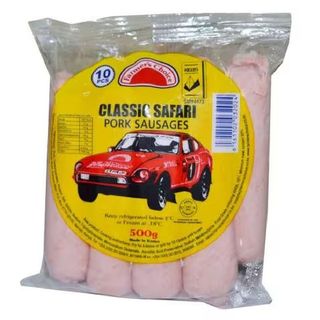 Farmers Choice Classic Safari Pork Sausage 500 G 10 Pieces