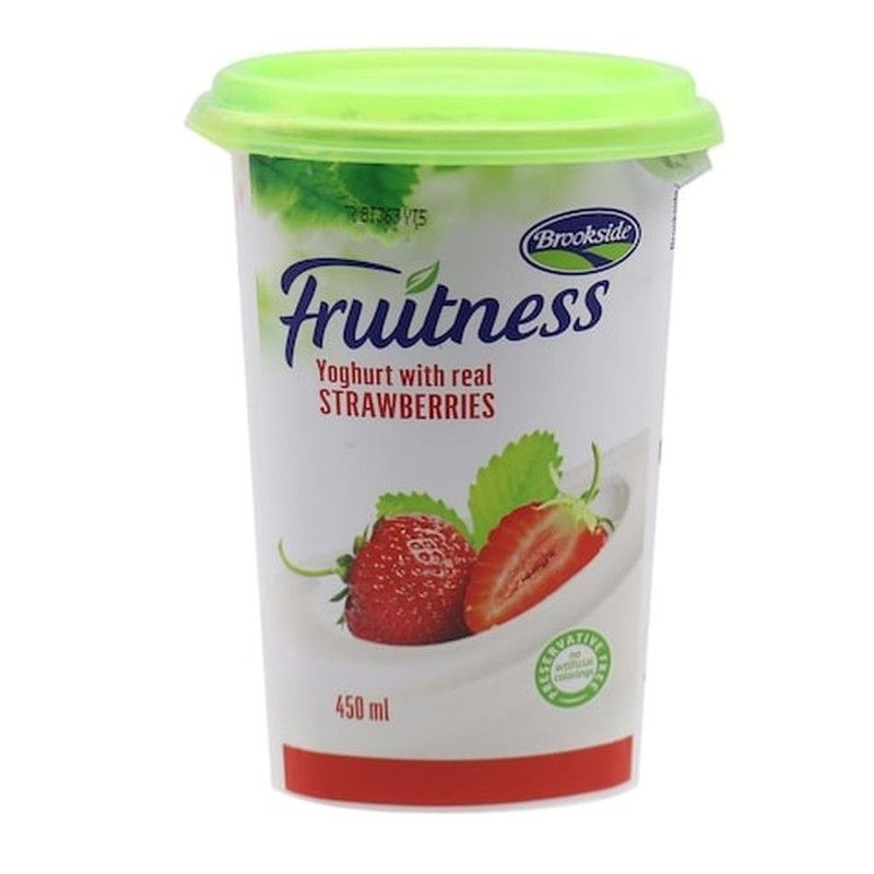 Brookside Fruitness Strawberry Yoghurt 450ml