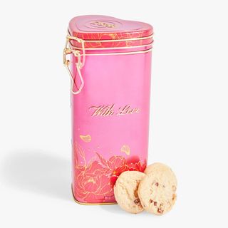 Cartwright & Butler Heart Shaped Tin Strawberry & White Chocolate, 150g