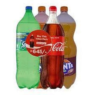 Coke Assorted Soda Pre-Pack 4* 2Lt Pet
