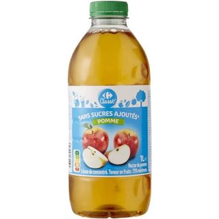 Nectar de Pomme Sans Sucre en Bouteille Carrefour Classic 1L
