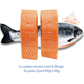 2 Pavés de Saumon (500g)