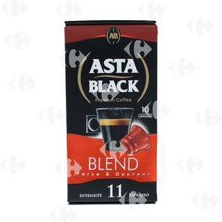 Asta Astablack Blend Café Capsules 10 Unités