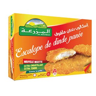 Escalope De Dinde Pané Surgelé El Mazraa 280Gr