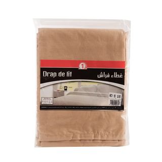 N°1 Drap De Lit Écru Dimensions: 160X240Cm