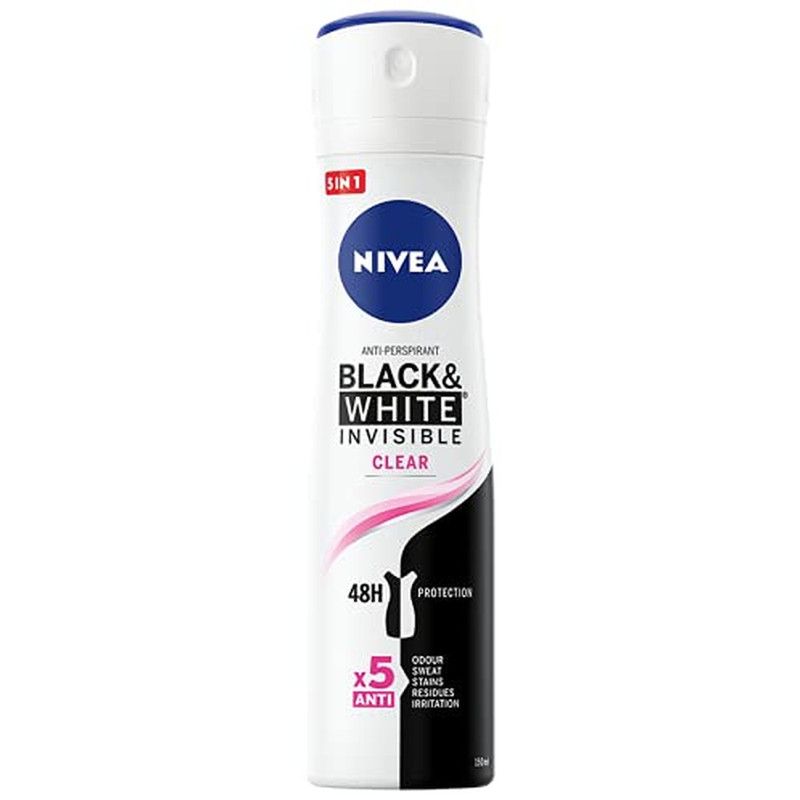 Nivea Deodorant Body Spray Women Invisible Black & White Spray 150Ml