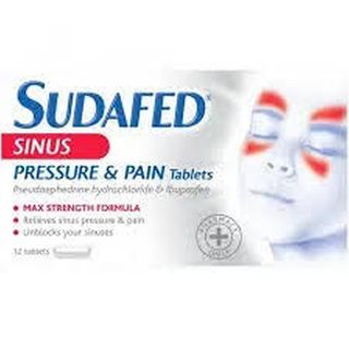 Sudafed Sinus Pressure And Pain Tablets 12S