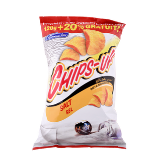 Chips sel CHIPS'UP 120GR+20% gratuit - 634