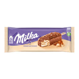 Milka bâtonnet de glace amande caramel 100ml
