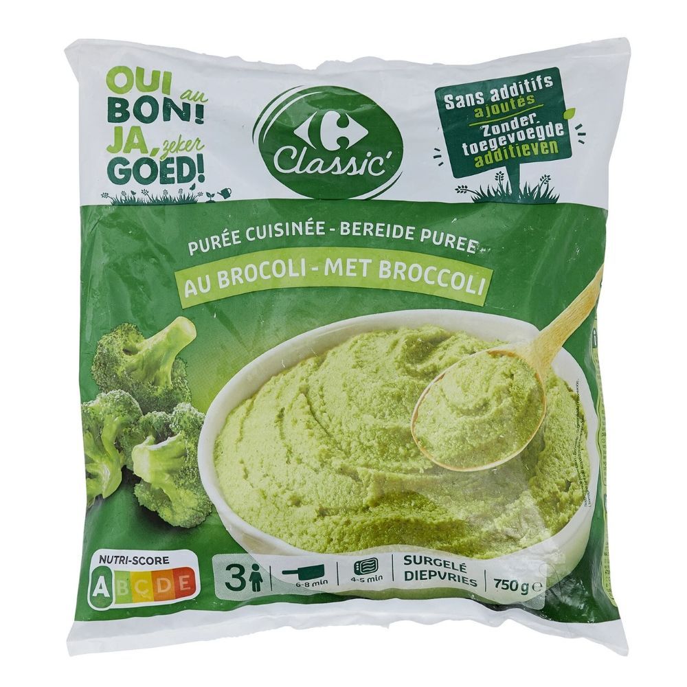 Carrefour Frozen Mashed Brocoli 750g