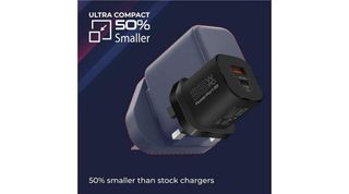 33W High-Speed GaN Wall Charger, Black
