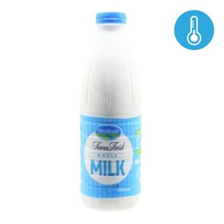 Brookside Farm fresh Whole Milk Bottle 1L