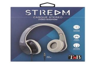Casque filaire STREAM jack 3,5mm bleu