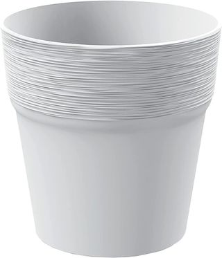 Pot De Fleur Furu Rond Blanc 120Mm /Dfa120-S449-116847