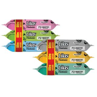 Lilas Lot De Lingettes Bébé Le Lot De 3 Paquets De 72 Lingettes