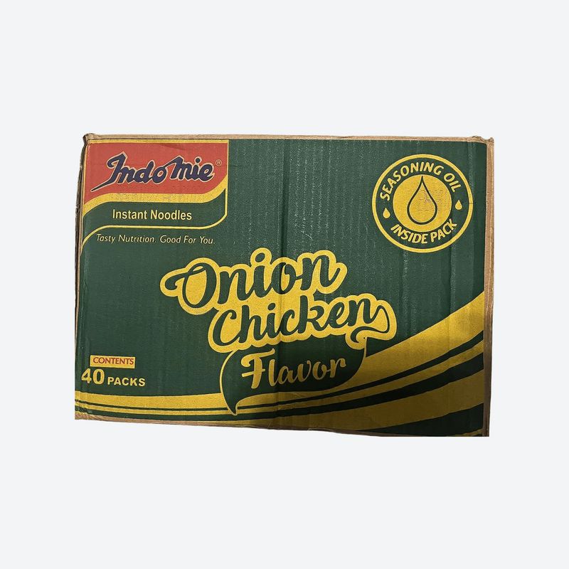 Indomie Instant Noodles Onion Chicken Flavor 40Pcks +Addmie 70G