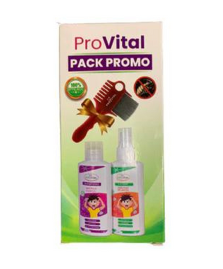 PROVITAL KIT ANTI-POUX ET LENTES SHAMPOOING TRAITEMENT ANTI-POUX ET LENTES + LOTION ANTI-POUX + PEIGNE