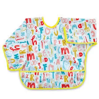 BABYJEM BLW BIB WITH SLEEVES / ALPHABET DESIGN
