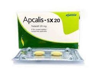 Ajanta Apcalis-SX Tadalafil Tablets 20mg, 4 Count