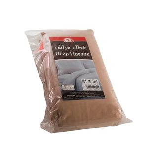 N°1 Drap Housse Écru Dimensions: 140X190Cm