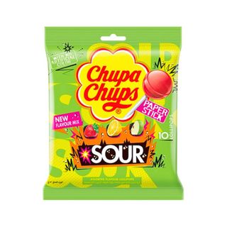 Chupa Chups Sucettes Acides 10 Pièces