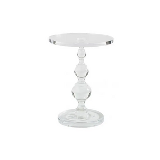 ACRYLICA TABLE D'APPOINT  TRANSPARANT  NORDIQUE  40*40*50