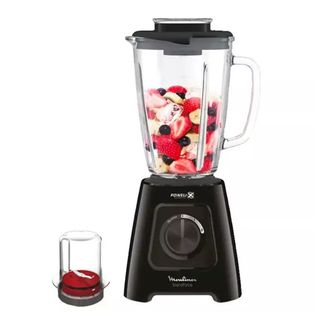 Blender Blendforce en Verre avec Bol en Plastique Moulinex 1.75L 600W.