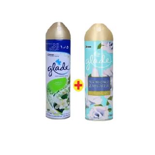 2 désodorisants jasmine + sea m&magnolia 300ml - GLADE