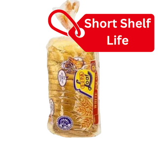 Outlet Supa Loaf White Bread 600 G