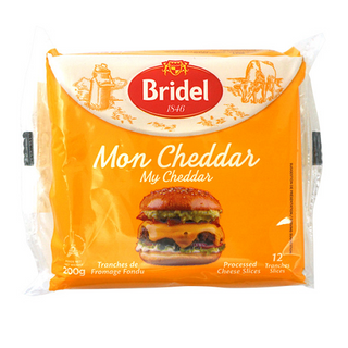 Tranches Cheddar X12 200G Bridel