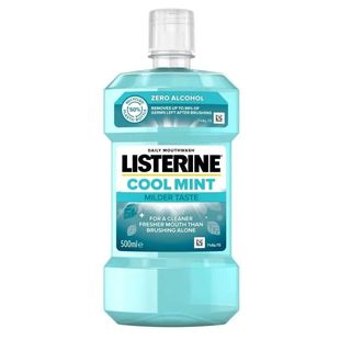 Listerine Cool Mint Zero Alcohol Mouthwash, 500ml