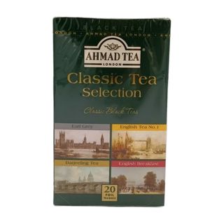 Ahmad Tea Classic Selection Thé Noir 4 Saveurs 20 Unités 40g