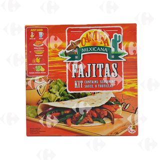 Kit Fajitas Cantina Mexicana 470g 8 feuilles