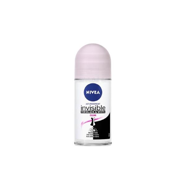 Nivea A/P Invisible Blackandwhite Roll-On 50Ml