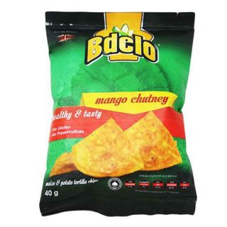 Bdelo Maize & Potato Tortilla Chips Mango Chutney 40g