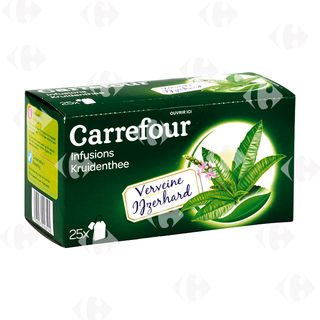 Infusions En Sachets Verveine Carrefour 25 unités