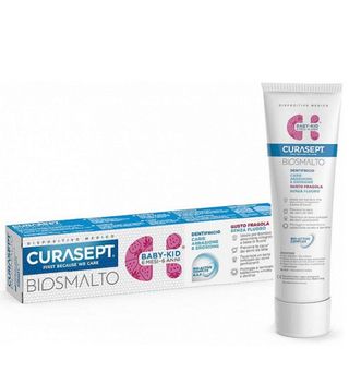 Curasept Dentifrice Biosmalt Baby-kid 6 Mois-6 Ans- Fraise 50 Ml