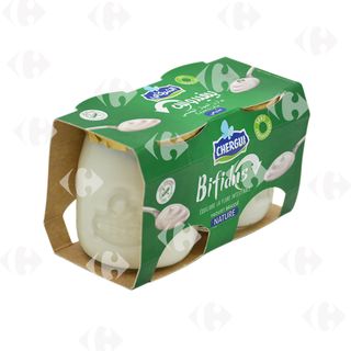 Yaourt Brassé Nature Bifidus 2X125G - Chergui