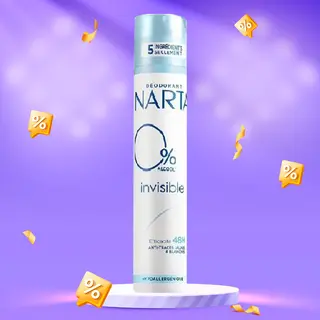 Offre DEO FEM INVIS 0% 20CL NARTA - 100665364