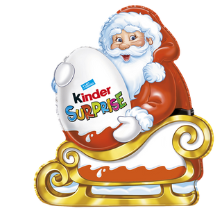 Moulage Traîneau avec surprise KINDER, 75g