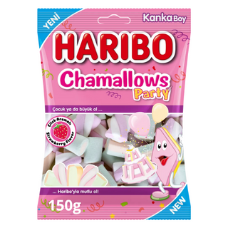 Chamallows Party saveur fraise 150g - HARIBO