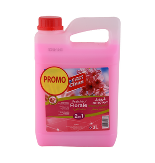 Nettoyant sol rose FIRST CLEAN 3L  - 366