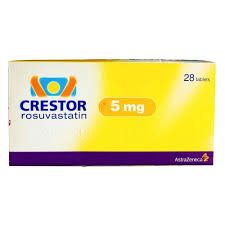 CRESTOR 5MG * 28 TABS