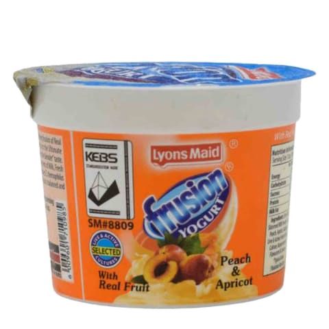 Frusion Peach & Apricot Cup Yoghurt 100ml