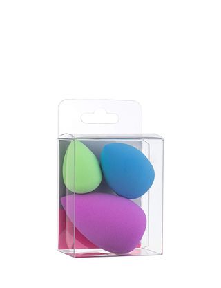 Set d'Éponges à Mélanger, 3 Pièces Vert/Bleu/Violet