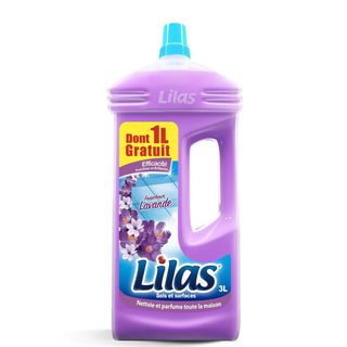 Nettoyant Sol Et Surface Lavande - Le Bidon De 3L Dont 1L Gratuit - Lilas