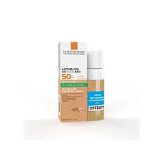 LA ROCHE POSAY ANTHELIOS UVMUNE 400 GEL-CREME OIL CONTROL TEINTE SPF50+ 50ML + EAU THERMALE