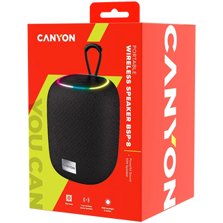 CANYON BLUETOOTH SPEAKER BSP-8 BLACK