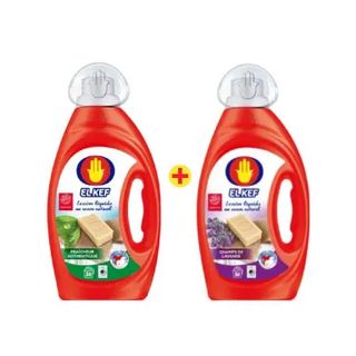 Lessive liquide authentique + Lavande 2x2,5L - EL KEF
