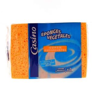 Eponges Végétales Grandes Modèles X2 - Casino